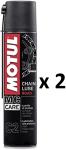 Kit Motul Grasso Spray Road MC Care C2 x 2 da 400ML