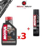 Kit 3 litri Motul 710 2T + Motul C1