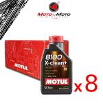 Kit 8 litri Olio Motul Auto 8100 X-clean+ 5W30