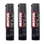 3x 400 ml Grasso Spray per Catena Motul C4 Chain Lube Factory Line