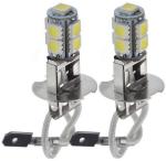 Coppia Lampadine H3 a 9 LED SMD 12V Auto - Moto