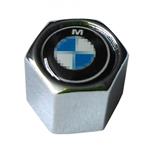 MIM Distribution Cappelletto coprivalvola in metallo con logo BMW Cromato