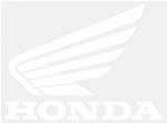 Adesivi intagliati ala Honda Bianco 