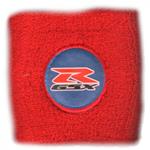 MIM Distribution Polsino GSX-R logo nero su azzurro piccolo Rosso