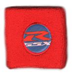 MIM Distribution Polsino GSX-R logo bianco su azzurro grande Rosso