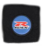 MIM Distribution Polsino GSX-R logo nero su azzurro piccolo Nero