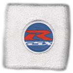 MIM Distribution Polsino GSX-R logo bianco su azzurro grande Bianco