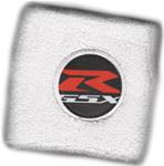 MIM Distribution Polsino GSX-R logo bianco su nero grande Bianco
