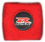 MIM Distribution Polsino GSX-R logo nero su nero piccolo Rosso